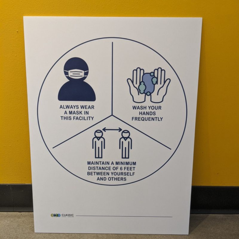 Foam Core Poster - Safety Triad